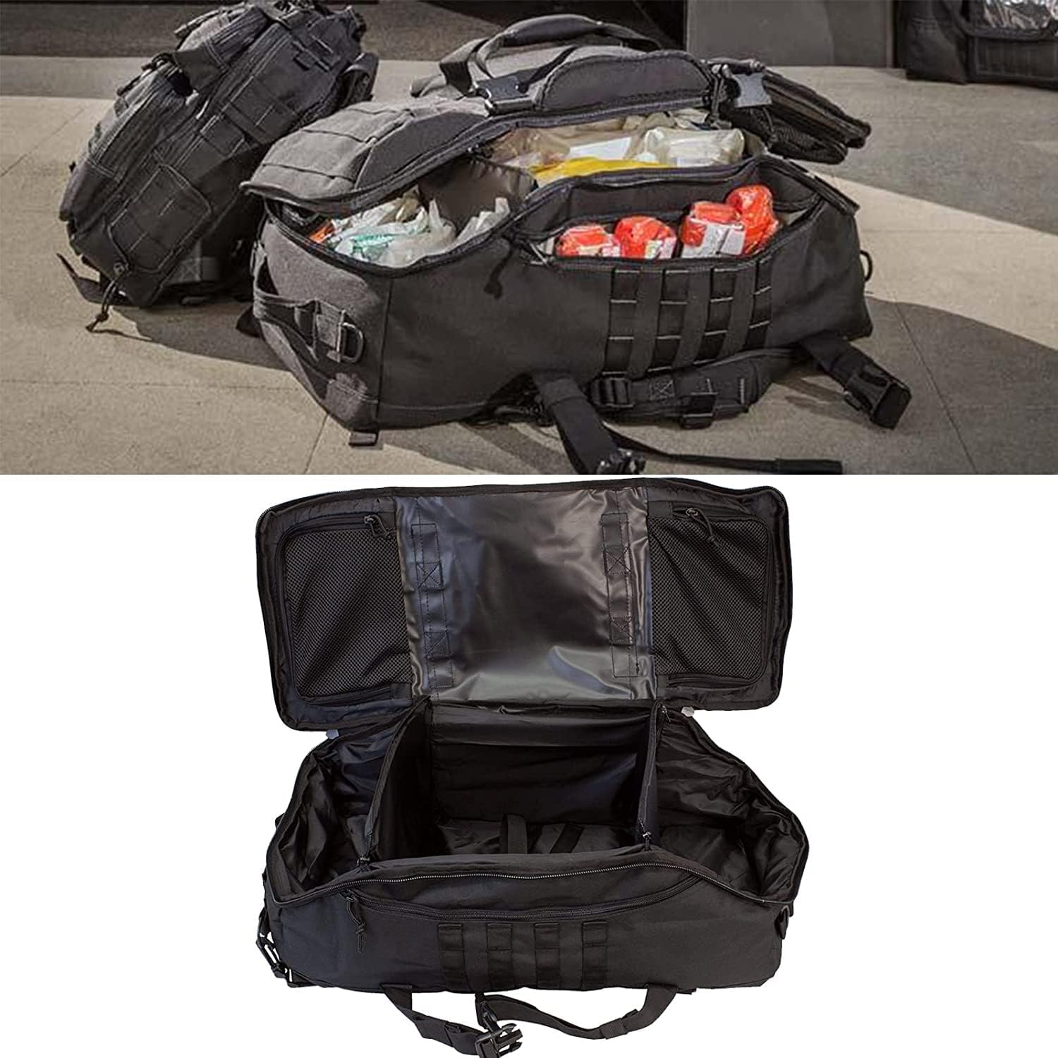 3 In 1 Tactical 45L Military Backpack Travel Duffle Bag for Weekender Gym Workout Deployment - Image 6